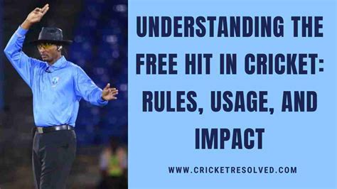 free hit rules in cricket in hindi